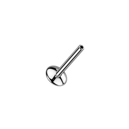 20g Titanium Threadless Push In 4mm Convex Base